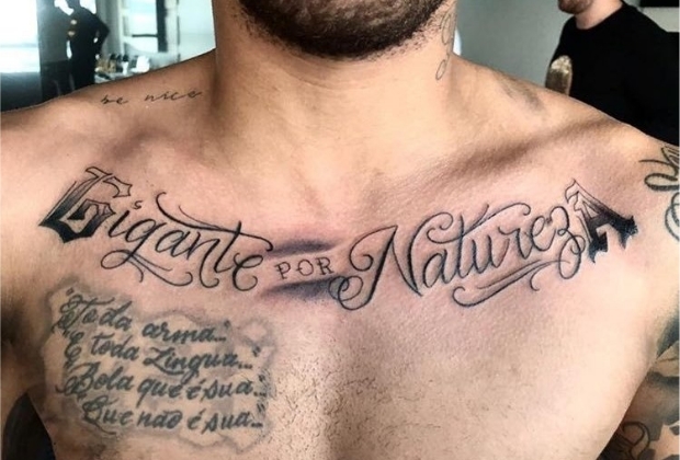O Que Significam Os Simbolos Das Tatuagens De Neymar